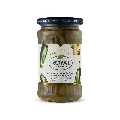 Royal zelená jalapeno paprika - plátky
