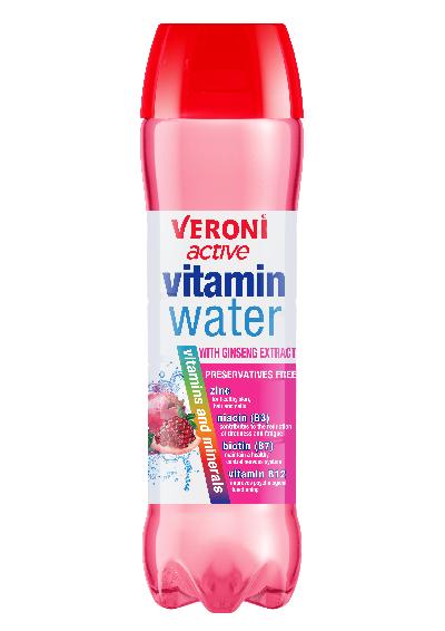 Veroni active Vitamínová voda so ženšenom