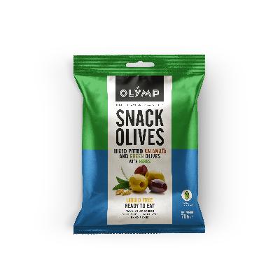 Olymp Snack mix Kalamata a zelených oliv