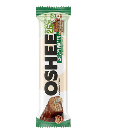 OSHEE Křupavá proteinová oplatka Lískový oříšek 37g