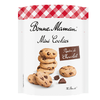 Bonne Maman Mini cookies s kúskami čokolády
