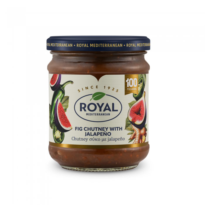 Royal Figové chatney s jalapeňo papričkami.